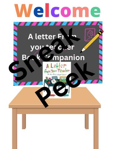 A Letter from your teacher book Companion by The Hippie Teacher 77