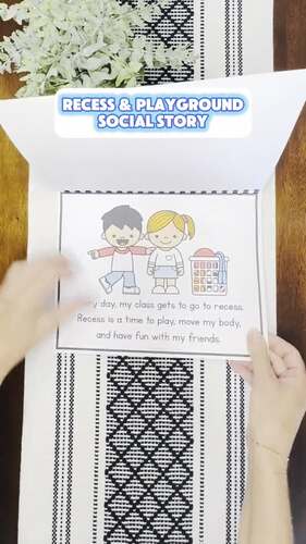 Recess Social Story & Activities - Playground Rules & Recess Expectations