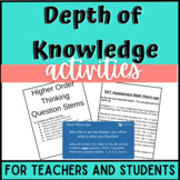 Depth of Knowledge (DOK) Math Activities