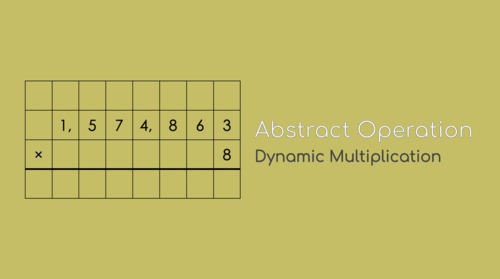 Preview of Montessori Multiplication: Abstract Operation Presentation