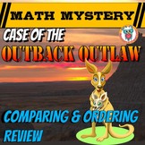 Comparing and ordering numbers Review - Math Mystery Outba