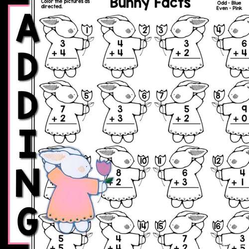 First Grade Math Review – No-Prep Worksheets | Spring / Easter | TPT