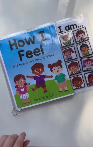 Feelings & Emotions Interactive Book | Identifying Emotions Activity ...