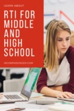 RTI for Middle and High Schools