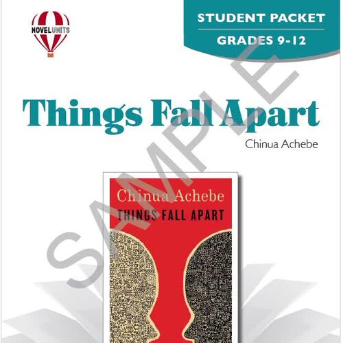 Things Fall Apart Novel Units® Student Packet Novel Study | TPT