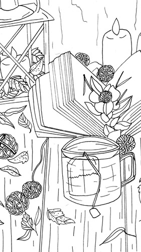 Autumn Fall Coloring Book Pages Giant Bundle by Fairychamber | TPT