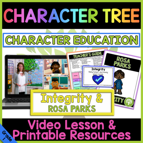 Preview of Integrity & Rosa Parks | Character Education Video Lesson