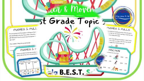 Matter and Movement First Grade SC.1.P.8.1 SC.1.P.1 by Mrs Lena | TPT