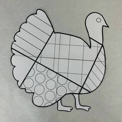 Thanksgiving Extra Large Coloring Pages | Turkey, Pilgrim Hat ...