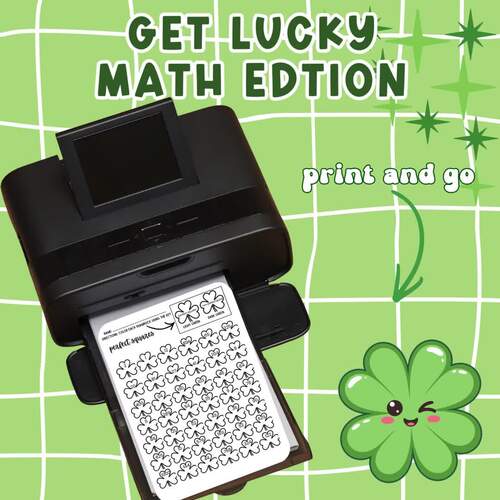 St. Patrick's Day Math Pythagorean Theorem Geometry Activity Worksheet