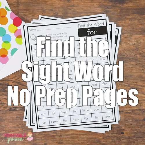 EDITABLE Sight Word Worksheets BUNDLE by The Printable Princess | TpT