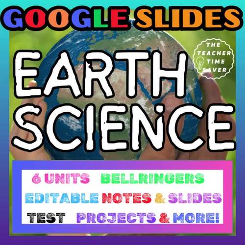 Earth Science Curriculum Year Unit Plan Bundle - Digital Google Slides ...