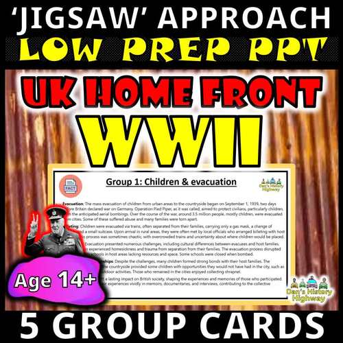 The Home Front in Britain | WWII History Lesson | Grades 8–9 | TPT