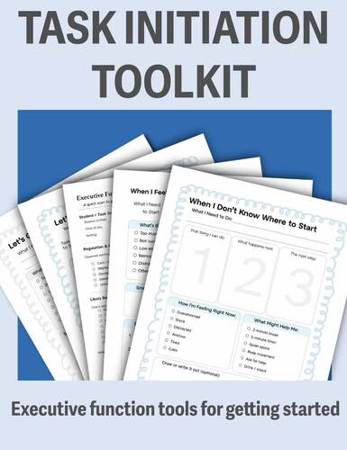 Task Initiation Toolkit | Executive Function Support for Starting Tasks