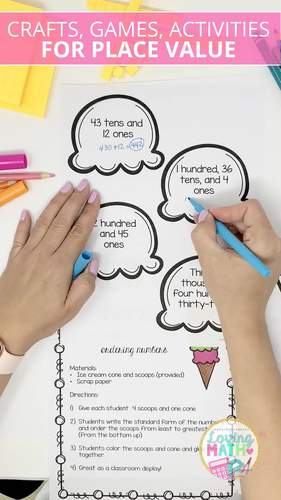 Place Value Unit Grade 3 - Place Value Lessons and Games by Loving Math