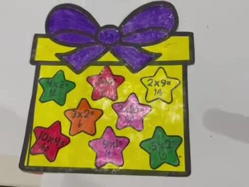 December Math Craft | December Math Multiplication by Kidzvilly | TPT