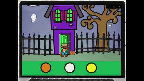 Halloween Speech Therapy WH Questions Verbs Boom Cards Increase MLU