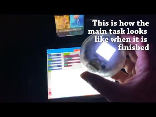 Sphero® robot Bioluminescent sea animals activity and RGB colors