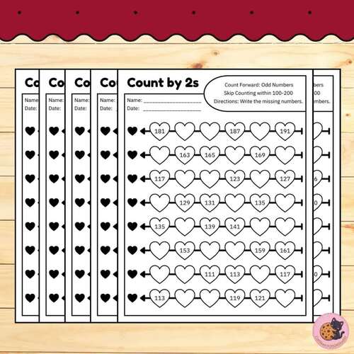 Count by 2s Within 100-200 | Skip Counting for 1st - 2nd Grade Math ...