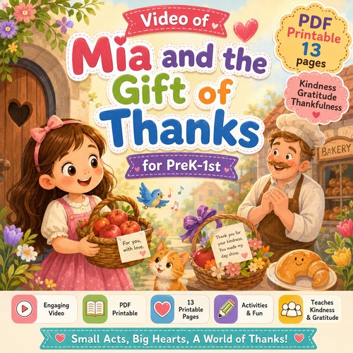 Preview of Video Resource of Education Social Emotional Learning Kindness Activities