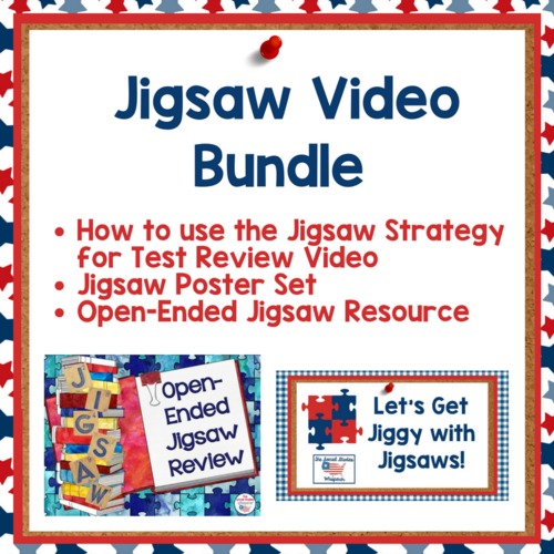 Preview of Open-Ended Jigsaw Strategy Video BUNDLE