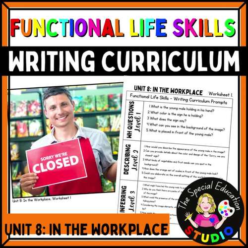 Functional Life Skills Writing Curriculum Centres weekly writing