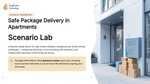 Safe Package Delivery in Apartments — Scenario Lab (High School Life ...