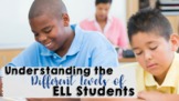 Understanding the Different Levels of ELL Students