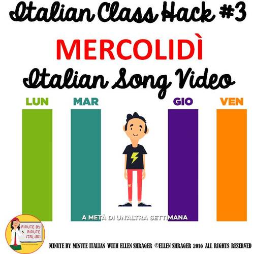 Preview of Italian Class Transition Video Wednesday for CI TCI TPRS and 90% Target Language