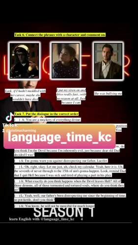 Lucifer workbook | Learn English with Movies | back to school activity ...