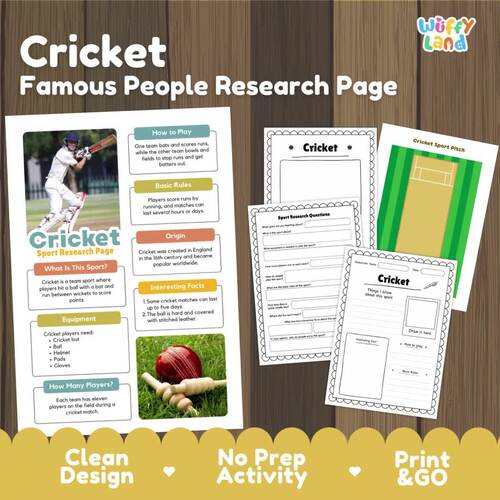 Cricket Sport Research Project | History Rules & Pitch Diagram Reading ...