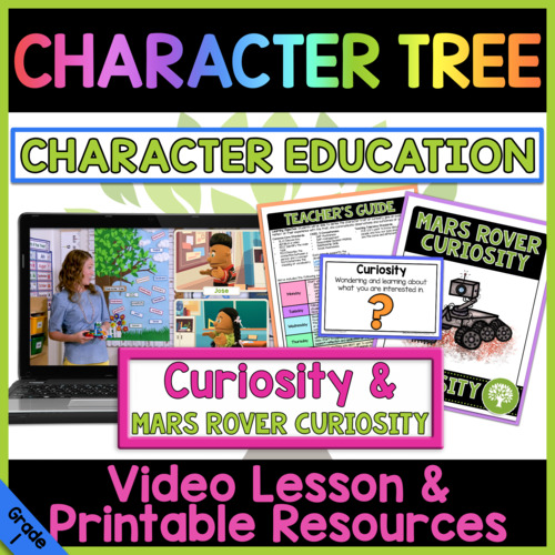 Preview of Curiosity & The Mars Rover | Character Education Video Lesson