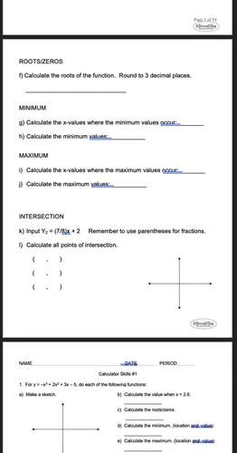 Precalculus - Polynomials Unit Lesson Plans & Worksheets Bundle | TPT