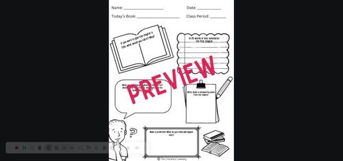 First Chapter Friday Activities | 16 Engaging Worksheets for Any Novel ...