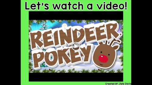 Reindeer Digital Interactive Notebook Google Classroom | TPT