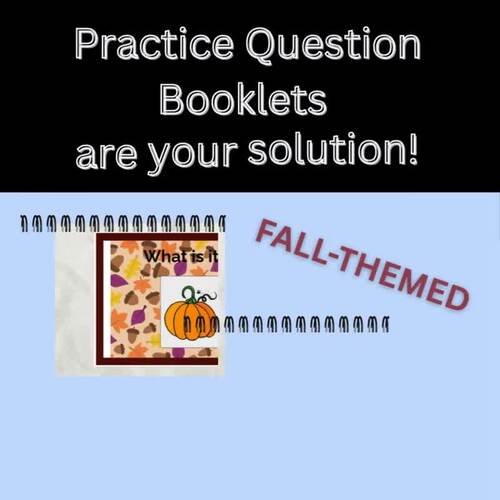 What Questions: Fall Themed by Toy Time with Tonya | TPT