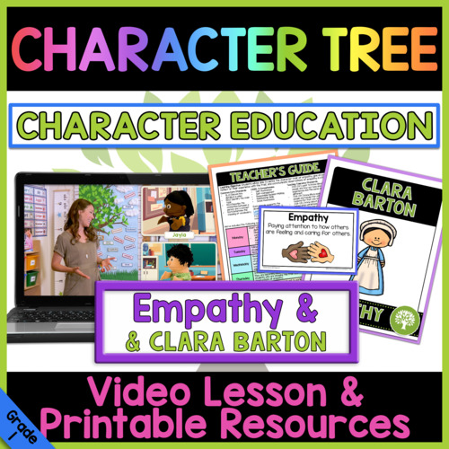 Preview of Empathy & Clara Barton | Character Education Video Lesson