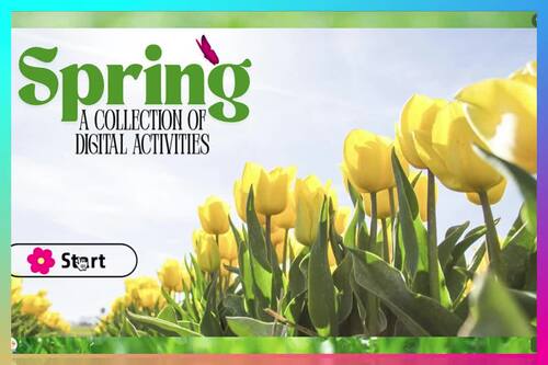 Spring! A Collection of Digital Activities - printable pdfs included!