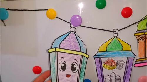 Ramadan Craft, Ramadan Lantern Craft,Ramadan Writing Craft Art Project