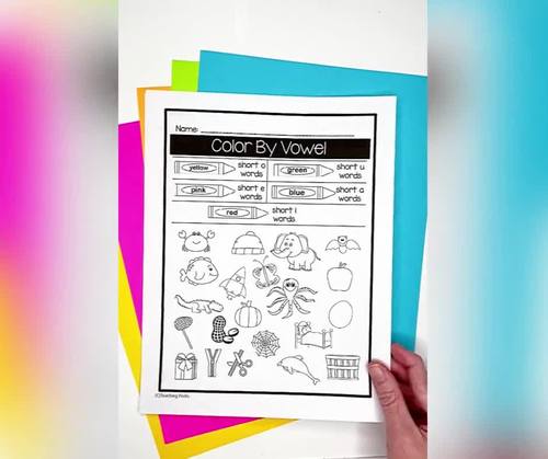 Short Vowel Review Short Vowel Games Short Vowel Worksheets TpT