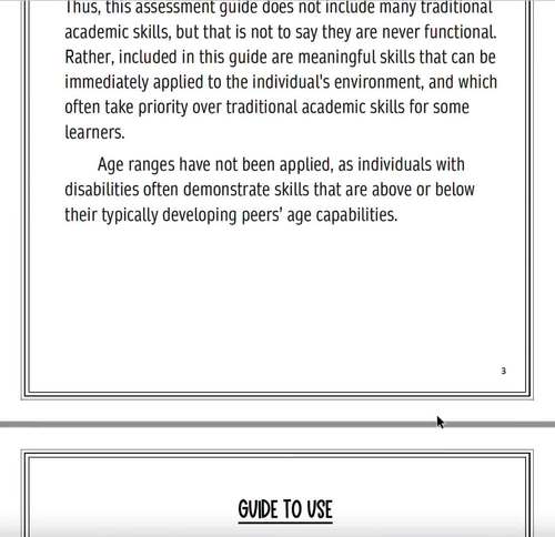 BUNDLE Assessment Guides for Functional Skills by Beltran's Behavior Basics