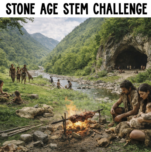 Preview of Movie Trailer Intro Video for Stone Age STEM Challenge Projects