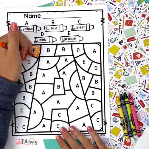 Color by Code Bundle Color by Numbers, Letters, Addition, Sight Words