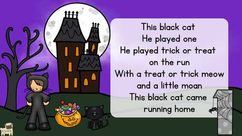 Preview of Music: This Black Cat, Halloween Song, Vocal Music Education, Children's Choir