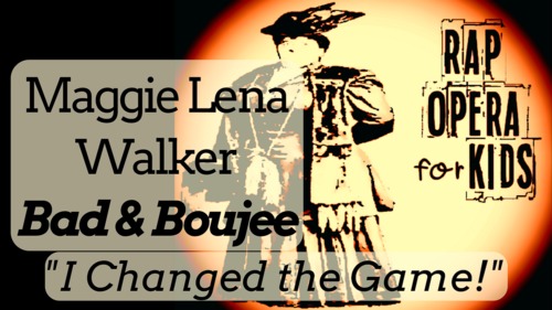 Preview of "Maggie's Making History!" Virginia Studies 9, Maggie Walker Rap Song