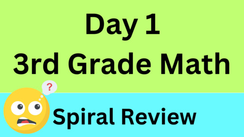 (Day 1) 3rd Grade Math Spiral Review Video (Free on YouTube - see ...