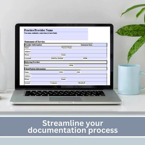 Invoice Template Superbill Mental Health Superbill Template Therapy