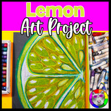 Lemon Art Lesson, Magnification Art Project Activity for E