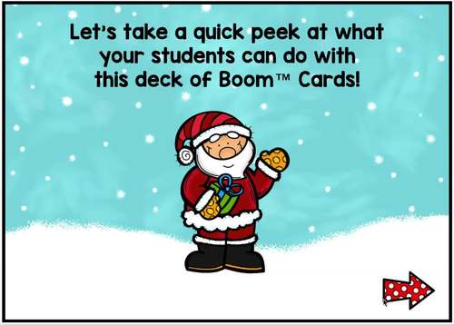 Counting Backwards From 10 Christmas Theme Boom™ Cards | TPT