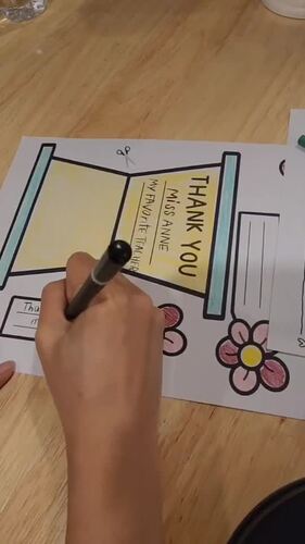 Teacher Appreciation Week Activities | Thank You Teacher Writing & Card ...